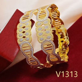 2 Pcs CNC Bangle