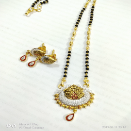 AD.1 Line Mangalsutra With Tops