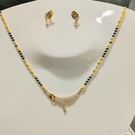 AD.1 Line Mangalsutra With Tops