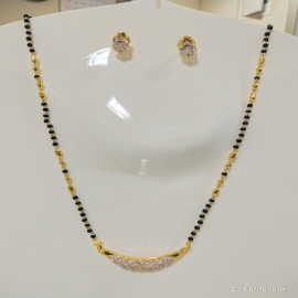 AD.1 Line Mangalsutra With Tops