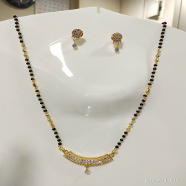 AD.1 Line Mangalsutra With Tops