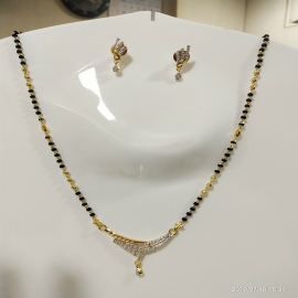 AD.1 Line Mangalsutra With Tops