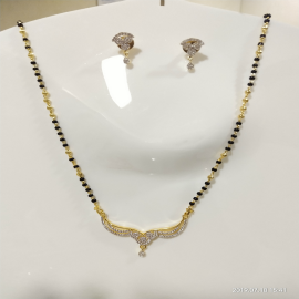 AD.1 Line Mangalsutra With Tops